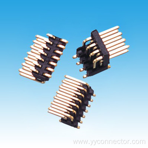 1.27mm Dual Row SMT+R/A Single/Dual Base Pin Header